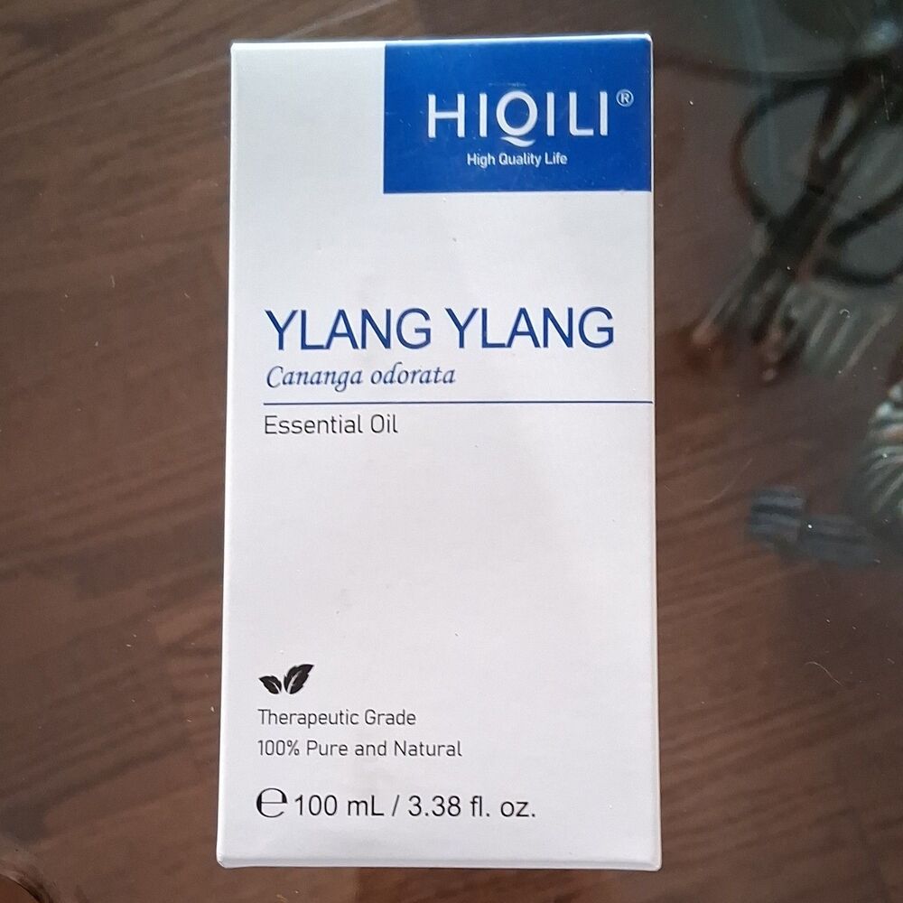 HIQILI Ylang Ylang Essential Oil 100ml Therapeutic Grade 100% Pure Natural